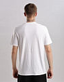 Calvin Klein Jeans Mens White Colourblocked T-Shirts