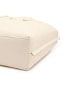 Tommy Hilfiger Textured Cream PU Totes