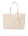 Tommy Hilfiger Textured Cream PU Totes