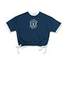 U.S. Polo Assn. Kids Girls Brand Printed T-Shirt
