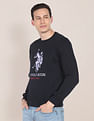 U.S. Polo Assn. Crew Neck Logo Print Sweatshirt