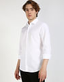 Calvin Klein Jeans White Dobby Shirt