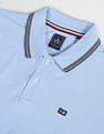 Arrow Sports Patterned Collar Polo Shirt