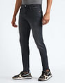 Flying Machine Slash Slim Tapered Fit Jeans