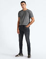 Flying Machine Slash Slim Tapered Fit Jeans