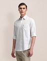 U.S. Polo Assn. Tailored Fit Cotton Striped Shirt