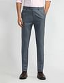 Arrow Slim Fit Mid Rise Trousers