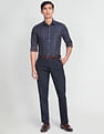 Arrow Cutaway Collar Tartan Checked Shirt