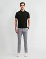 Arrow Textured Cotton Polo Shirt