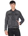 Flying Machine Washed Denim Jacket