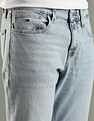 Tommy Hilfiger Heavy-Wash Slim Fit Mid Rise Jeans