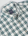 Arrow Sports Plaid Twill Slim Casual Shirt