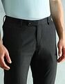Arrow Solid Slim Fit Formal Trousers