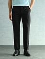 Arrow Solid Slim Fit Formal Trousers