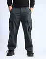 Flying Machine Mid Rise Relaxed Fit Trousers