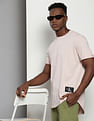 Calvin Klein Badge Turn Up Sleeve T-Shirt
