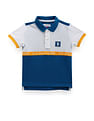 U.S. Polo Assn. Kids Boys Colour Block Cotton Polo Shirt