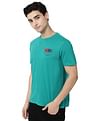 AD by Arvind Crew Neck Solid Cotton T-Shirt
