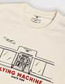 Flying Machine Graphic Print Cotton T-Shirt