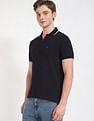 Tommy Hilfiger Solid Regular-Fit Cotton Polo Shirt
