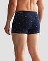 USPA Innerwear Anti Microbial Printed OET14 Trunks - Pack Of 3