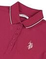 U.S. Polo Assn. Women Regular Fit Solid Polo Shirt