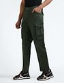Flying Machine Mid Rise Slim Fit Cargo Pants
