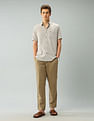 Arrow Sport Air Soft Regular Fit Abstract Shirt
