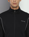 Calvin Klein High Neck Curved Piping Sweatshirt