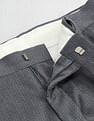 Arrow Mid Rise Checked Trousers