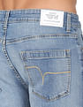Flying Machine Slash Slim Tapered Fit Stone Wash Jeans