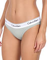 Calvin Klein Underwear Women Sage Green Mid Rise Solid Bikini