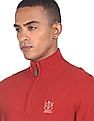 U.S. Polo Assn. Denim Co. High Neck Contrast Panel Sweater