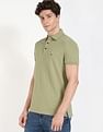 Tommy Hilfiger Solid Slim-Fit Cotton Polo Shirt