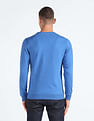 Flying Machine Brand Print Crew Neck Sweatshirt