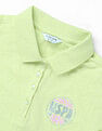 U.S. Polo Assn. Kids Girls Brand Printed Relaxed Fit Polo Shirt