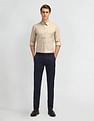 Arrow Newyork Slim Fit Solid Trousers