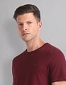 AD by Arvind Pure Cotton Solid T-Shirt