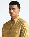 Flying Machine All-Over Print Pure Cotton Shirt