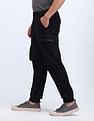 Flying Machine Jogger Fit Solid Cargo Trousers
