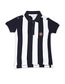 U.S. Polo Assn. Kids Vertical Stripe Cotton Polo Shirt