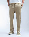 Flying Machine Mid Rise F-Jango Straight Fit Twill Trousers