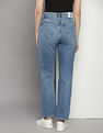Calvin Klein High Rise Straight Fit Jeans