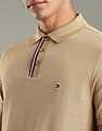 Tommy Hilfiger Solid Regular-Fit Cotton Polo Shirt
