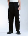 Flying Machine Mid Rise Twill Loose Fit Cargos