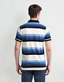 Arrow Sport Horizontal Striped Cotton Polo Shirt