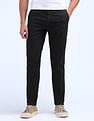 Flying Machine Slash Slim Tapered Fit Solid Trousers