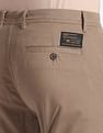 Flying Machine Slash Slim Tapered Fit Solid Trousers