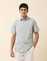 U.S. Polo Assn. Tailored Fit Geometric Printed Shirt