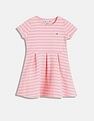 Tommy Hilfiger Kids Girls Striped Slim-Fit Cotton Dress